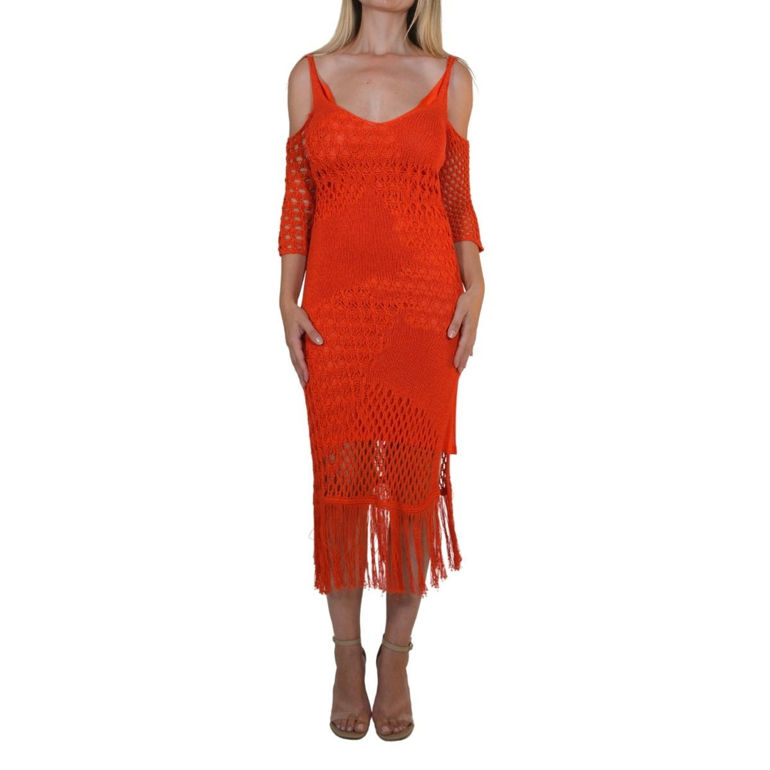 Octavia Crochet Knit Dress