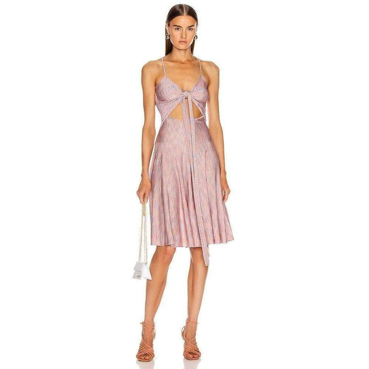 Pink Monaco Wrap Dress