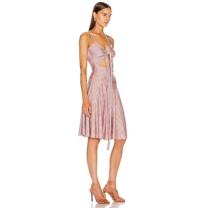 Pink Monaco Wrap Dress