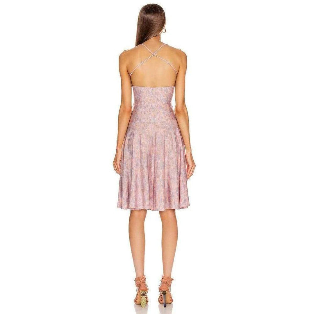 Pink Monaco Wrap Dress