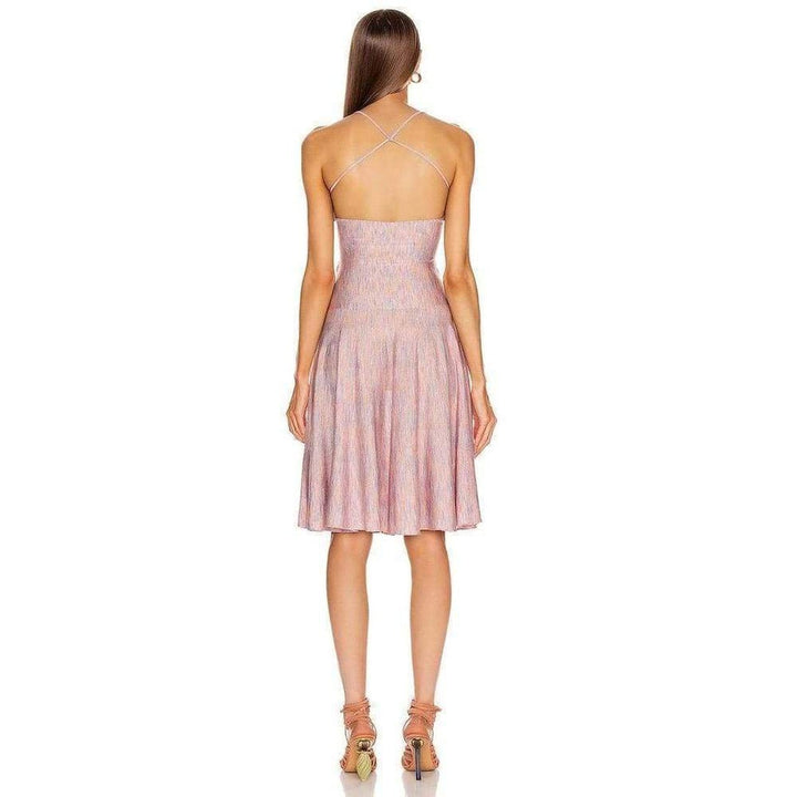 Pink Monaco Wrap Dress