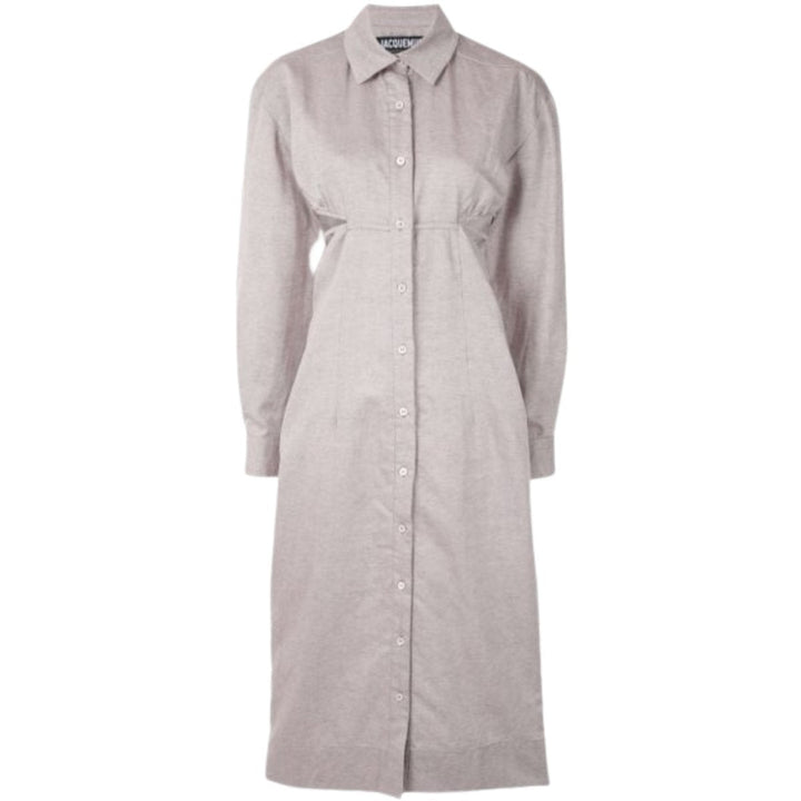 Jacquemus-Purple La Robe Cavaou Midi Dress - Runway Catalog