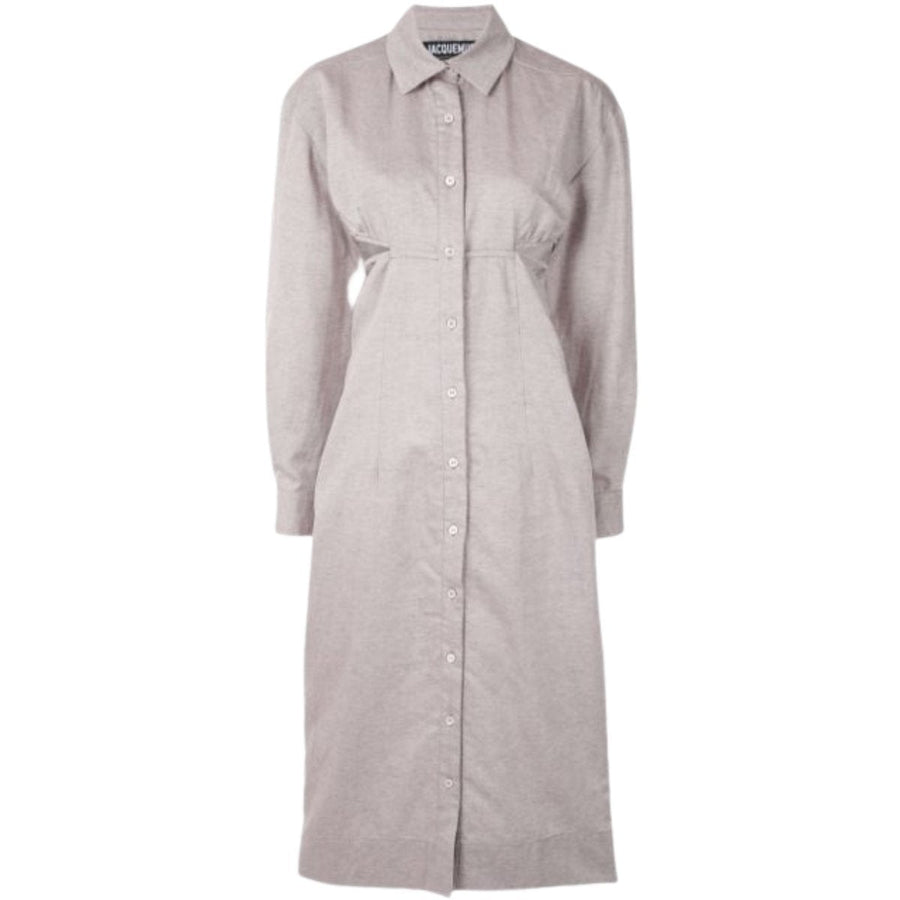 Jacquemus-Purple La Robe Cavaou Midi Dress - Runway Catalog