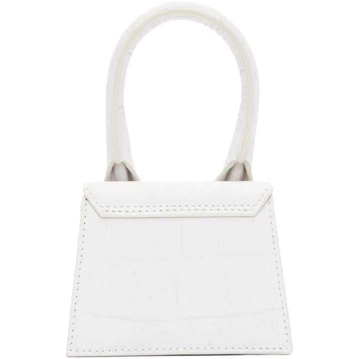 Small Le Chiquito Croc-effect Suede Leather Bag