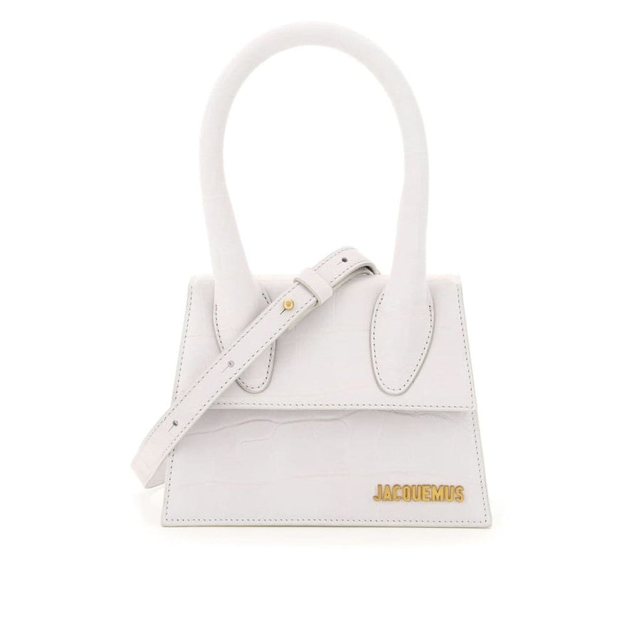 Jacquemus-Small Le Chiquito Croc-effect Suede Leather Bag - Runway Catalog