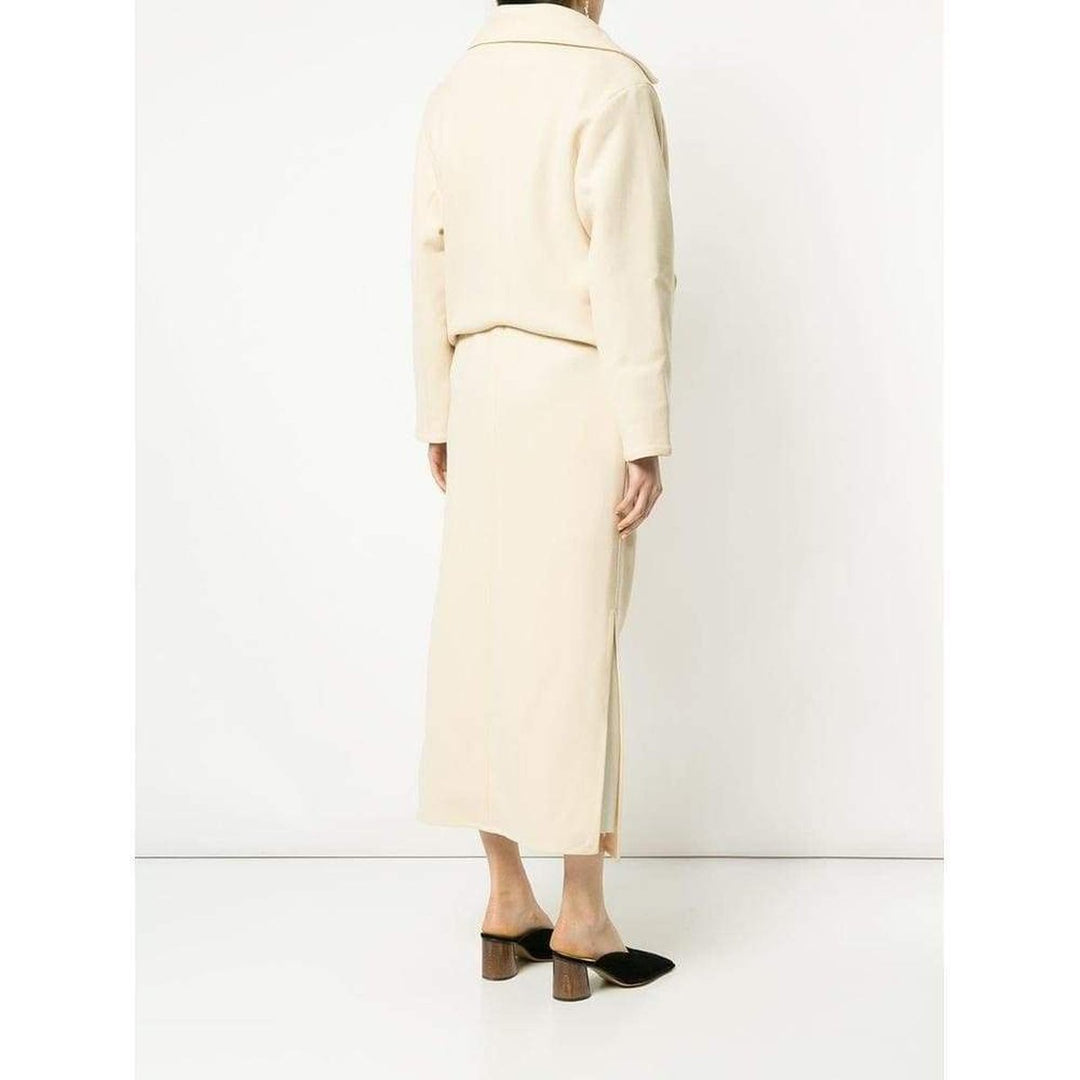 Wrap Front Long Coat