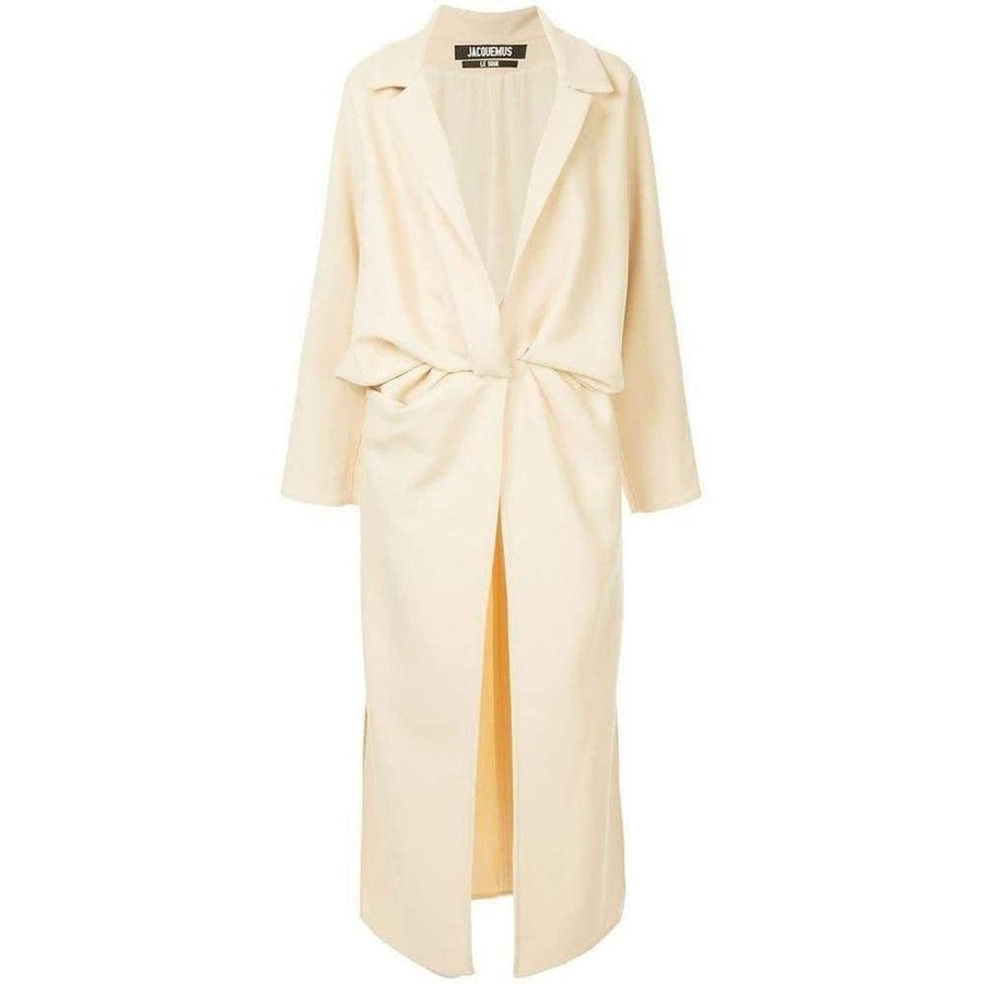 Jacquemus-Wrap Front Long Coat - Runway Catalog