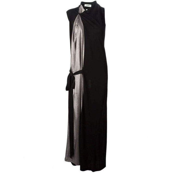 Jean Paul Gaultier-Black Metallic Maxi Dress - Runway Catalog