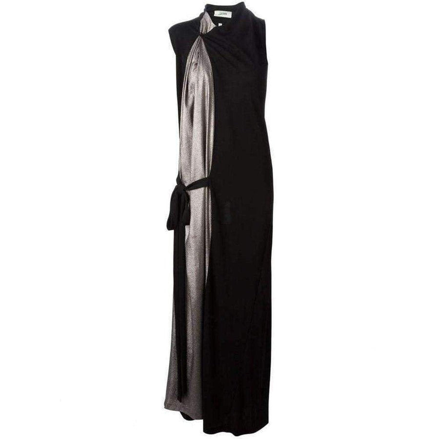Jean Paul Gaultier-Black Metallic Maxi Dress - Runway Catalog