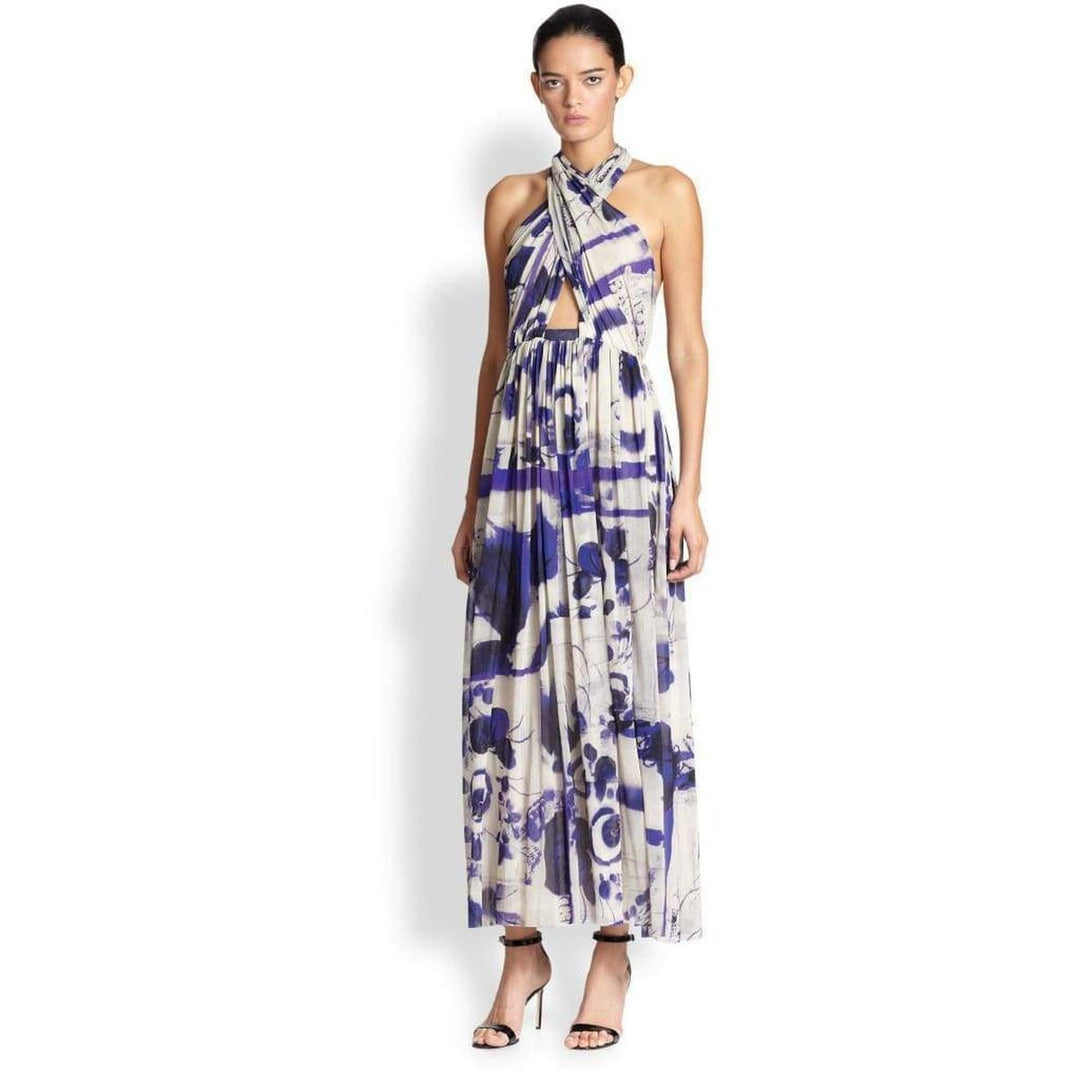 Cross Halter Tulle Dress