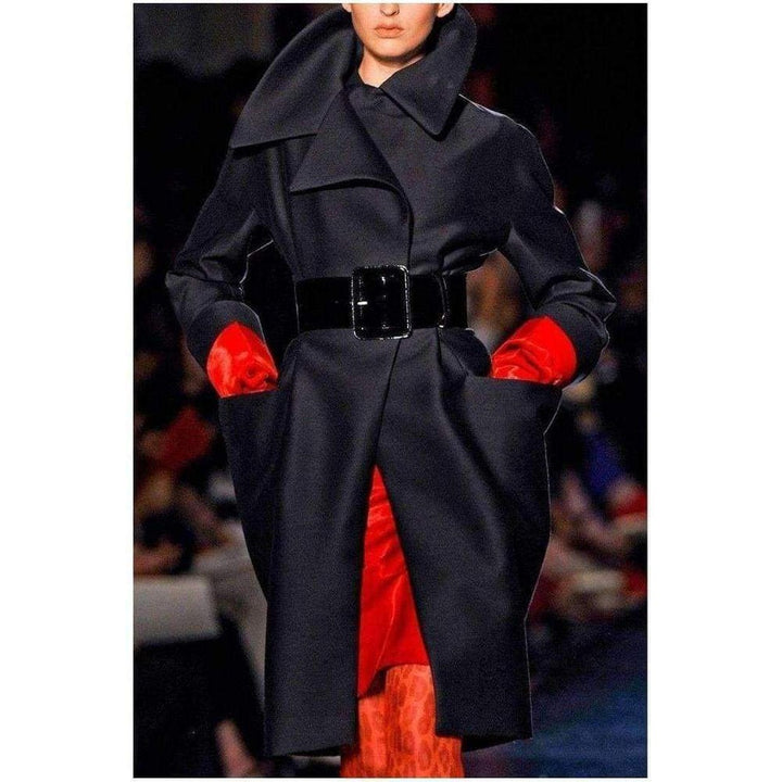 Hourglass Wool Coat