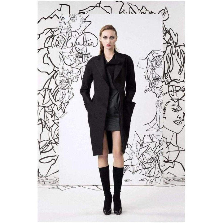 Hourglass Wool Coat