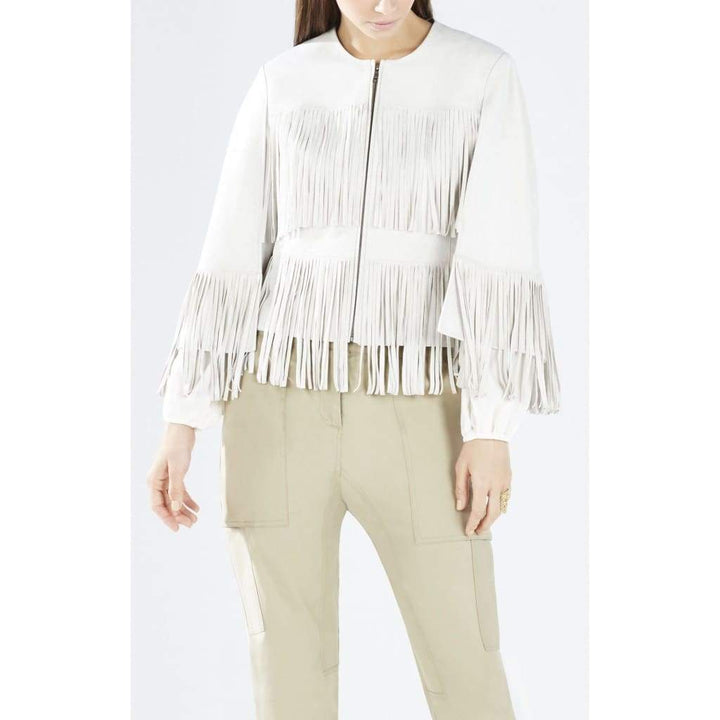 Jonah Faux-Suede Fringe Cape