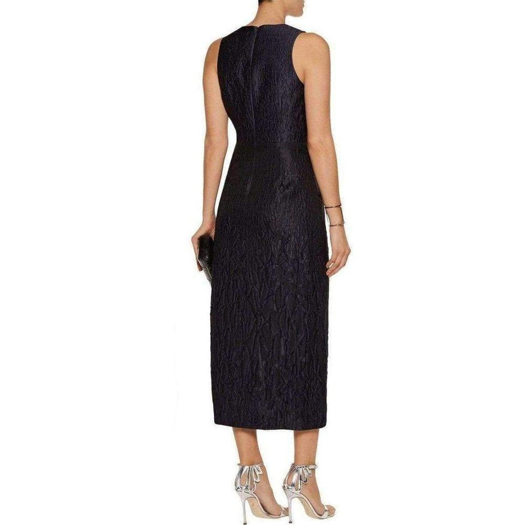 Jonathan Simkhai Midnight Blue Caviar Slit Dress