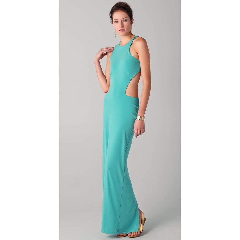 Just Cavalli-Asymmetrical Cut Out Long Dress - Runway Catalog