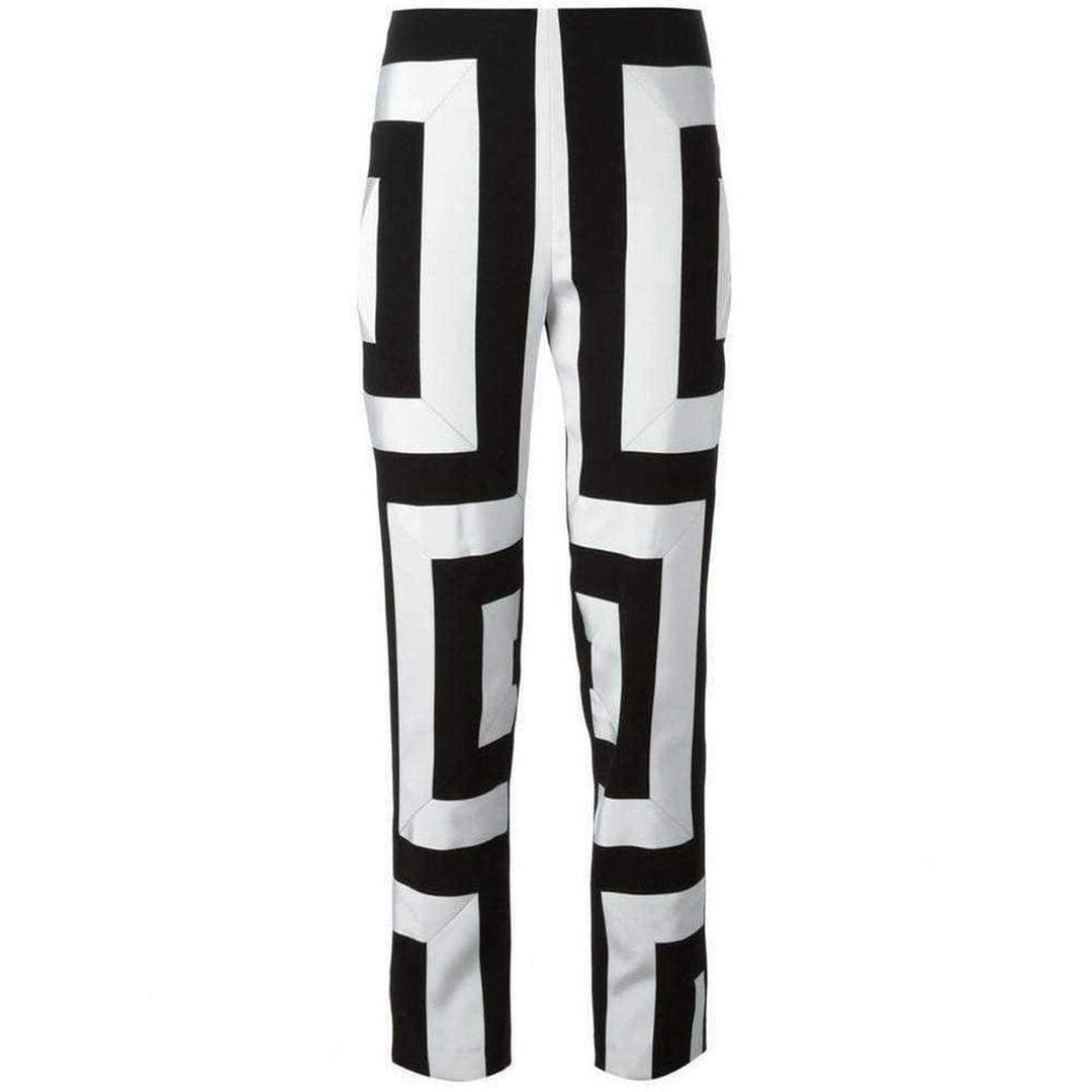Kenzo-Kenzo Geometric Print Trousers Pants - Runway Catalog