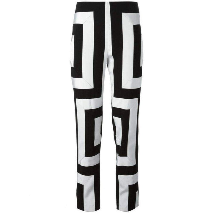 Kenzo-Kenzo Geometric Print Trousers Pants - Runway Catalog