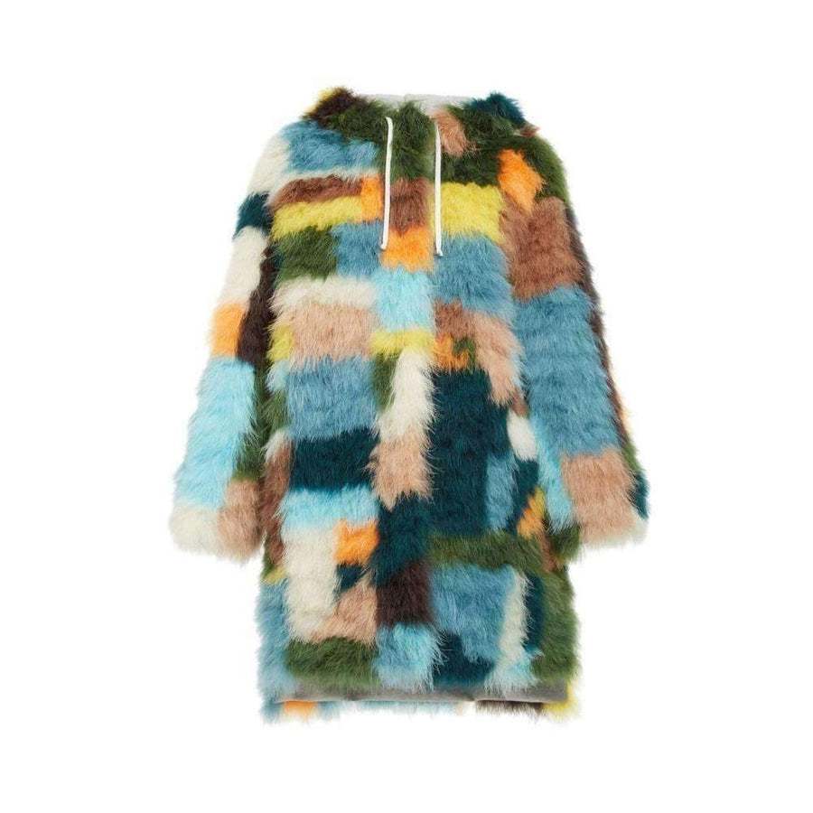 Koché by Maison Lemarié-Koché Feather patchwork Handcrafted Hooded Jacket - Runway Catalog