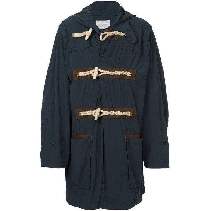 Kolor-Kolor Blue Oversized Duffle Coat - Runway Catalog