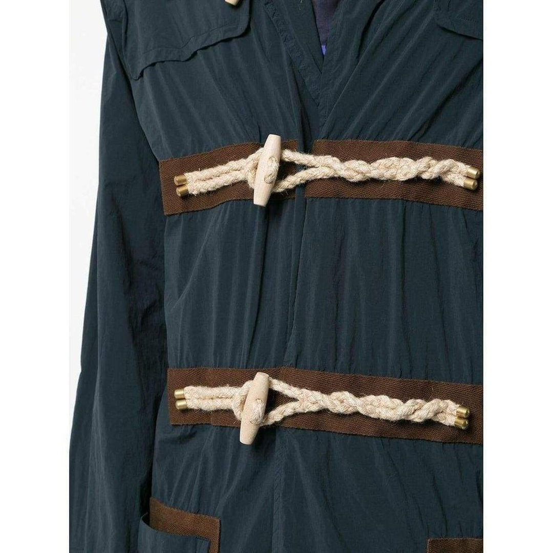 Kolor Blue Oversized Duffle Coat
