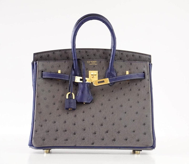 Hermès Birkin 25 HSS Two-Tone Ostrich Bag