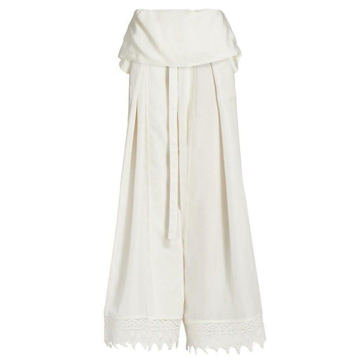 Loewe-Ibiza Macramé Belted Trousers - Runway Catalog