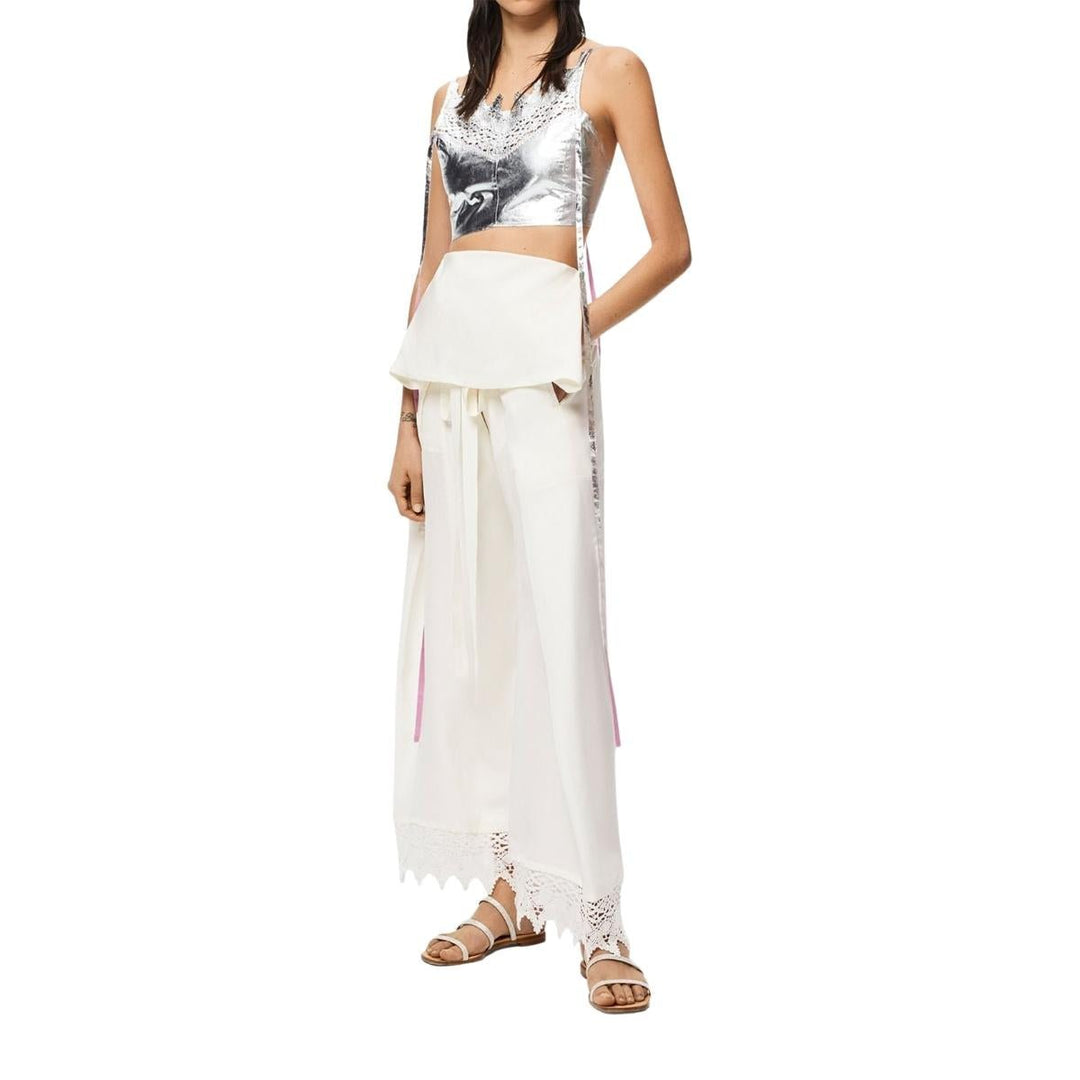 Ibiza Macramé Belted Trousers