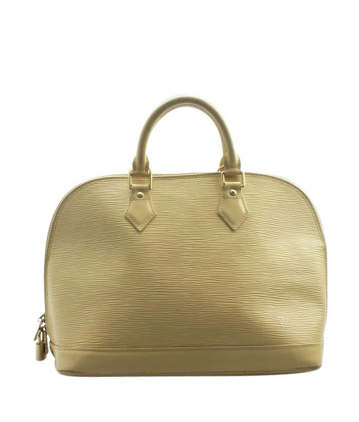 L*V M4030J Alma Cream Epi Leather Satchel