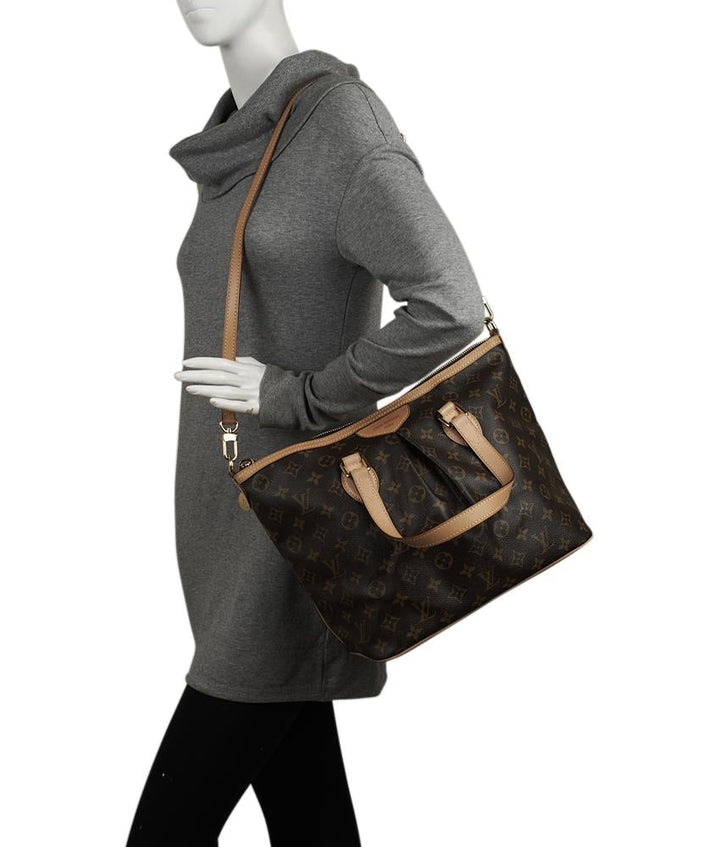 L*V Palermo PM Monogram Coated Canvas Satchel