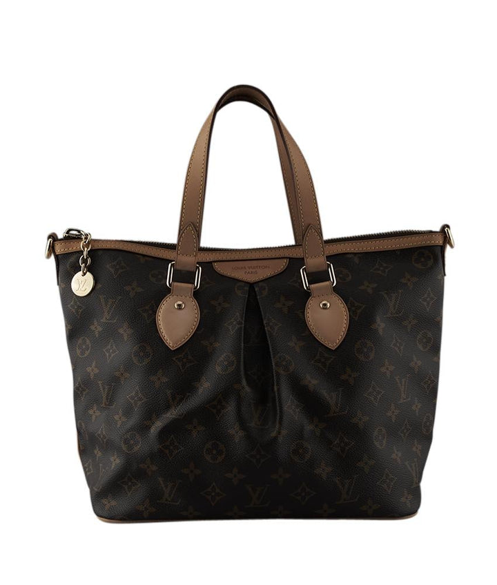 L*V Palermo PM Monogram Coated Canvas Satchel