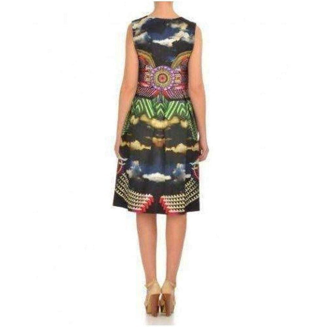 Cotton Cloud Printed Dress