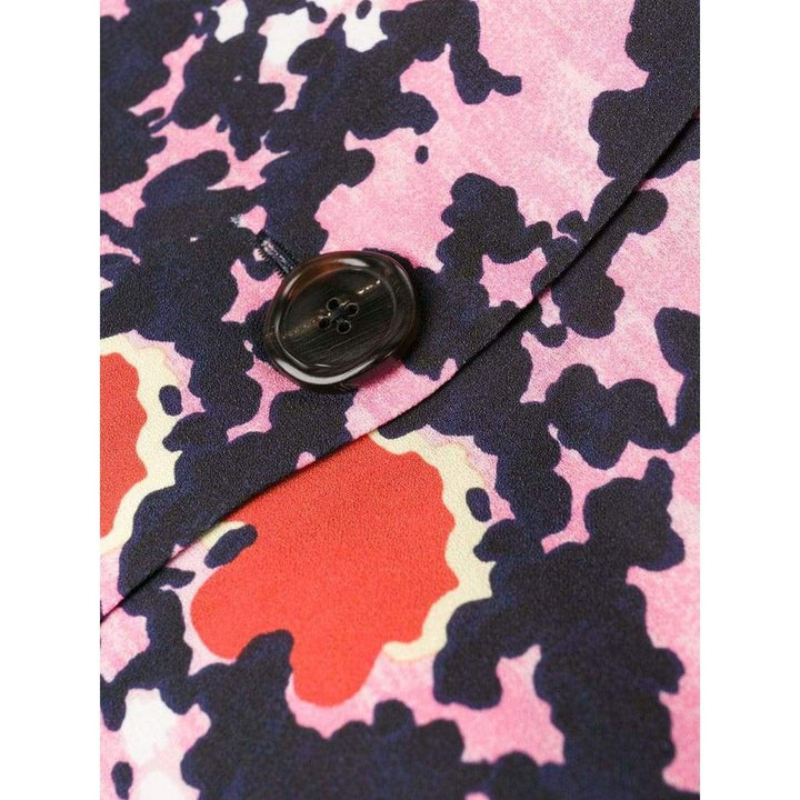 Abstract Camouflage Print Dress