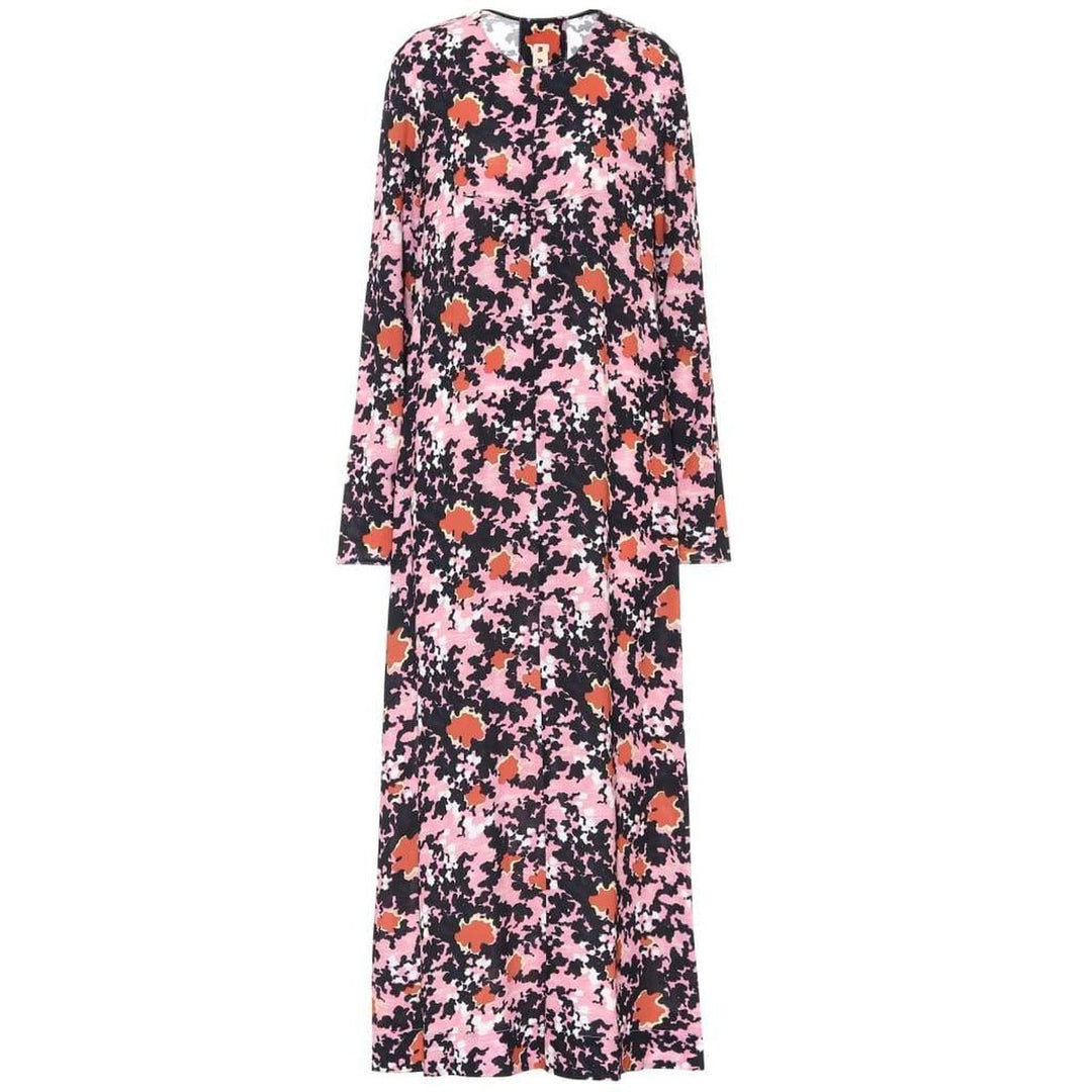 Marni-Abstract Camouflage Print Dress - Runway Catalog