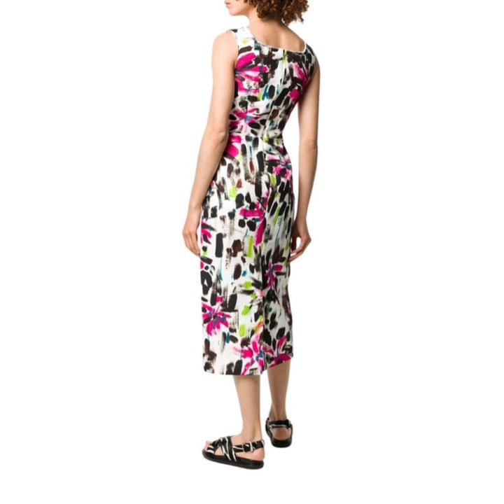Paintbrush Print Dress