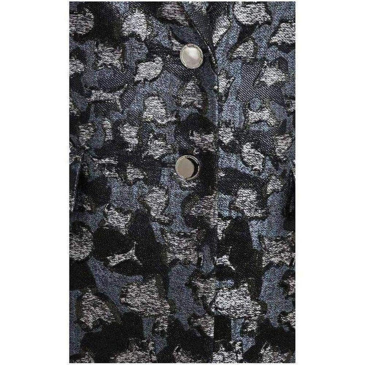 Dark Lame Cookie Cutter Silk Blend Blazer