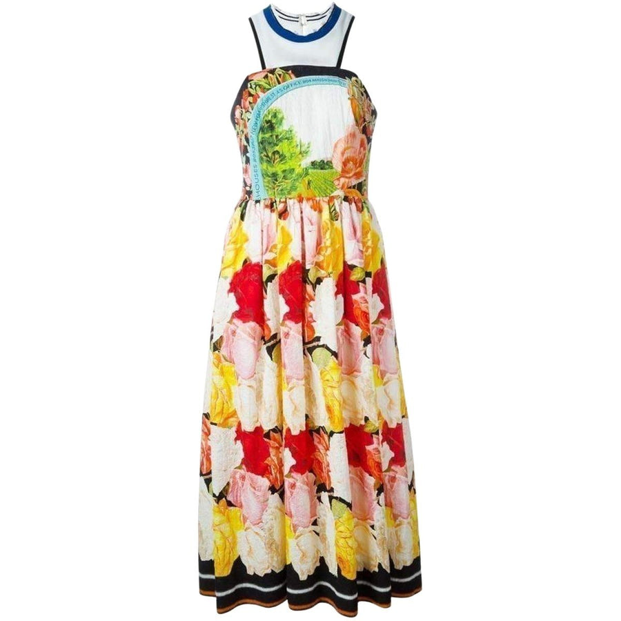 Mary Katrantzou-Vulars Cotton-blend Printed Dress - Runway Catalog