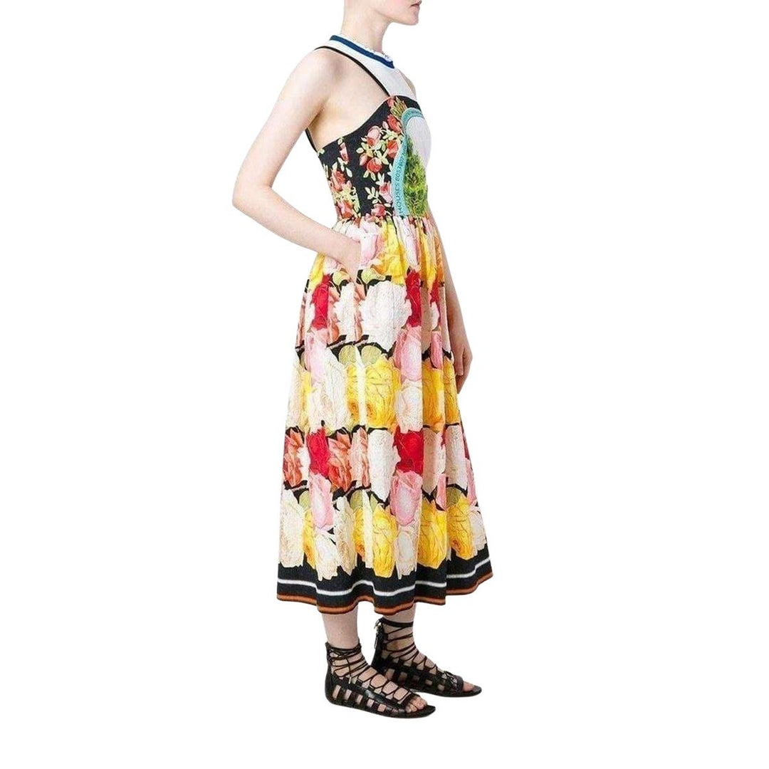Cotton Blend  Printed Dress