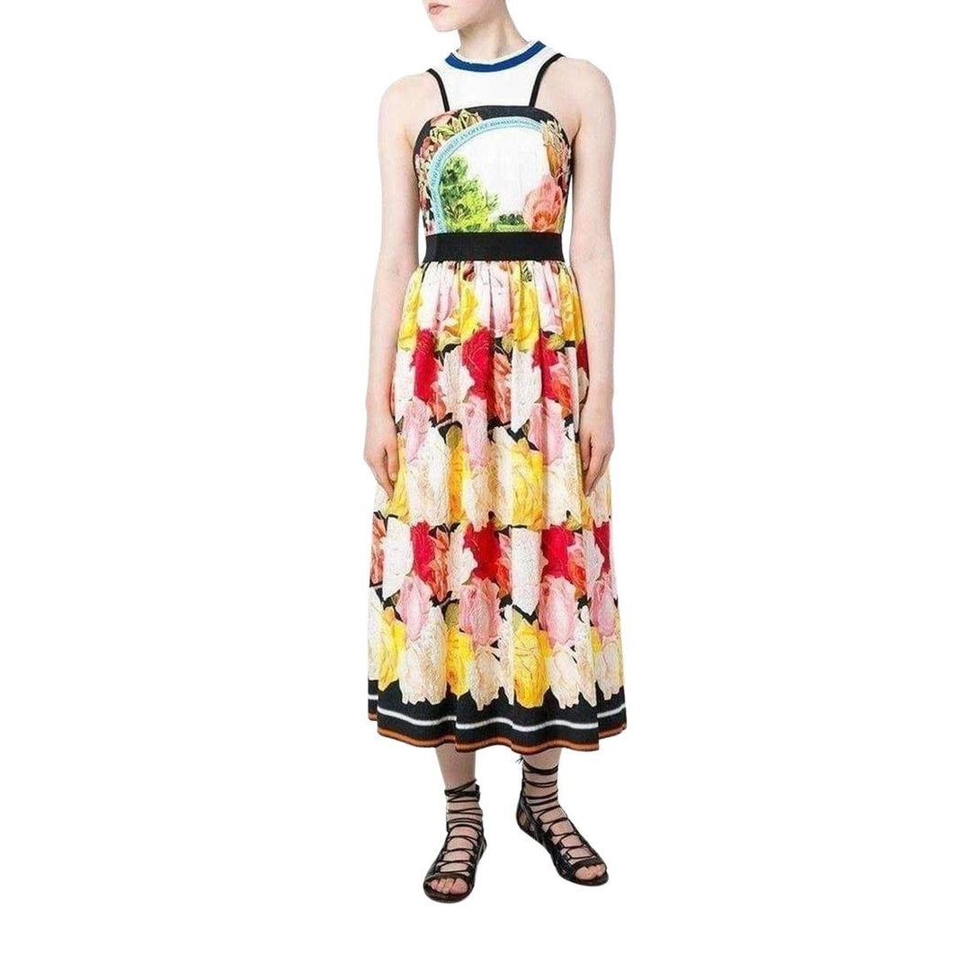 Cotton Blend  Printed Dress