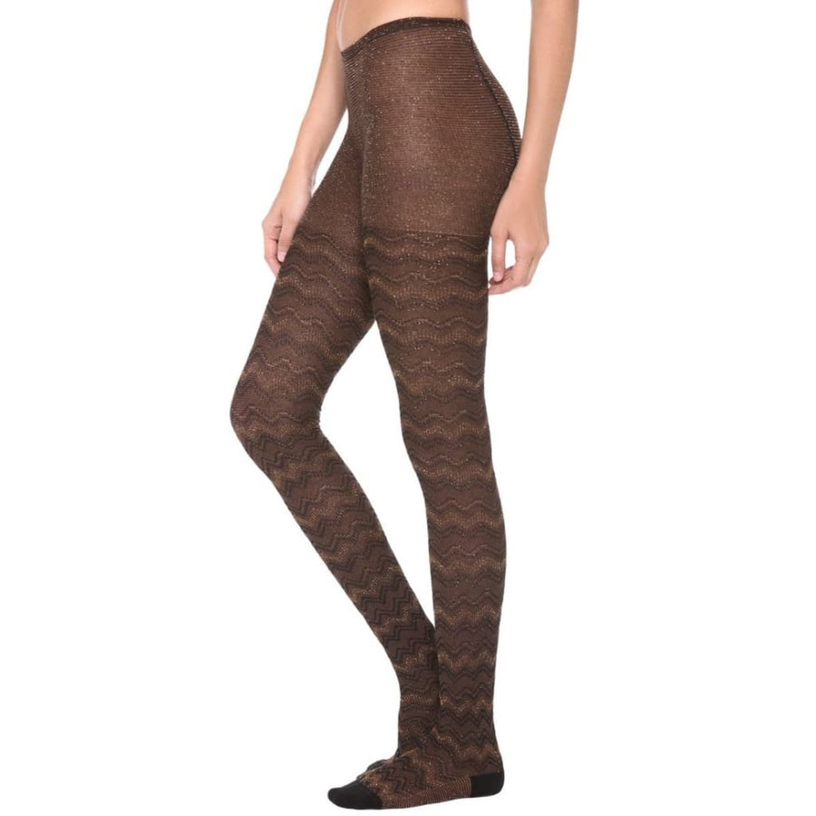 Missoni-Metallic Shimmer Zigzag Tight - Runway Catalog