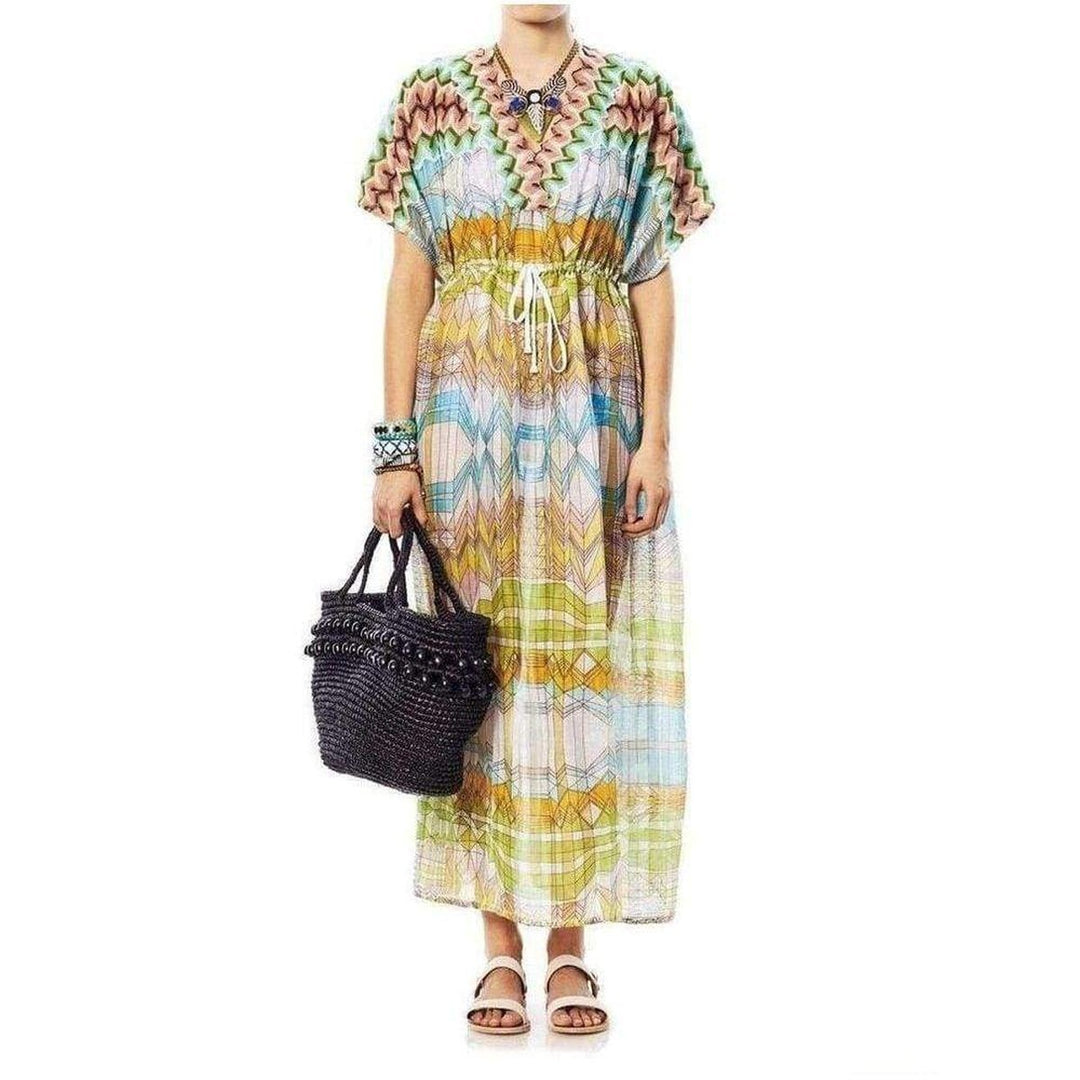 Missoni Knitwear Stampa Geometric Print Kaftan