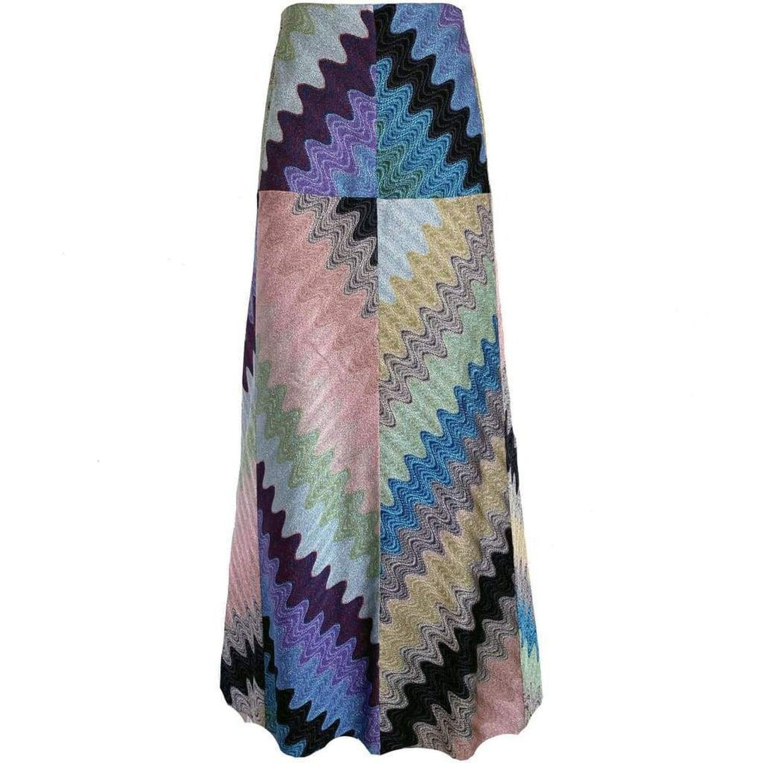 Missoni-Missoni Metallic Jacquard Maxi Skirt - Runway Catalog