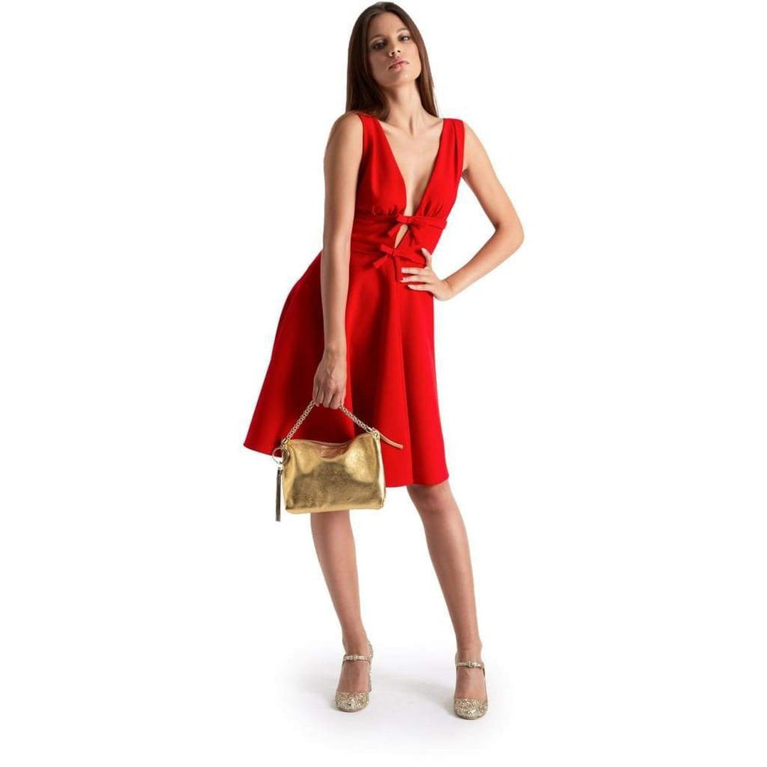 Bow-embellished Cady Dress