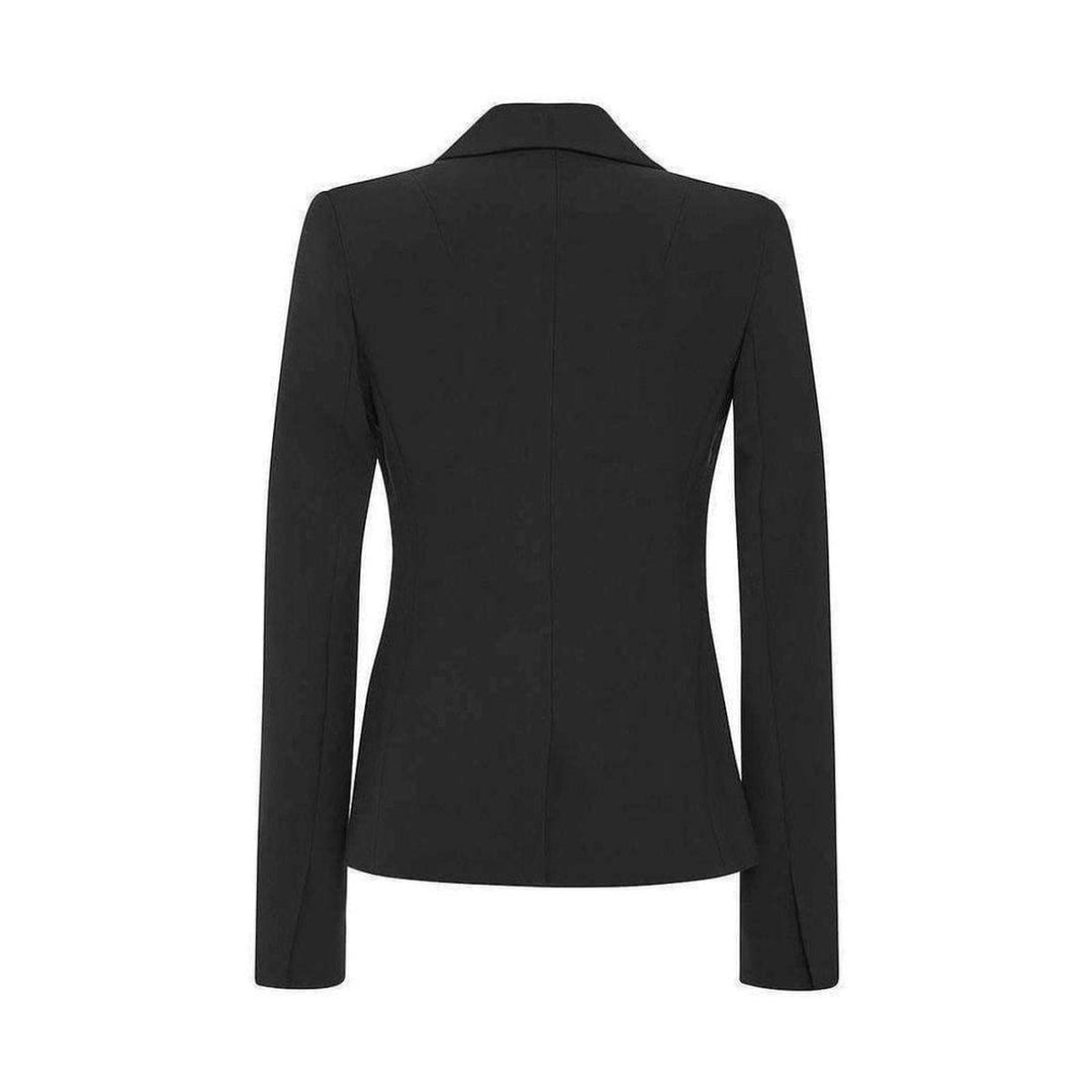 Mugler Double Wool Signature Closure Black Blazer