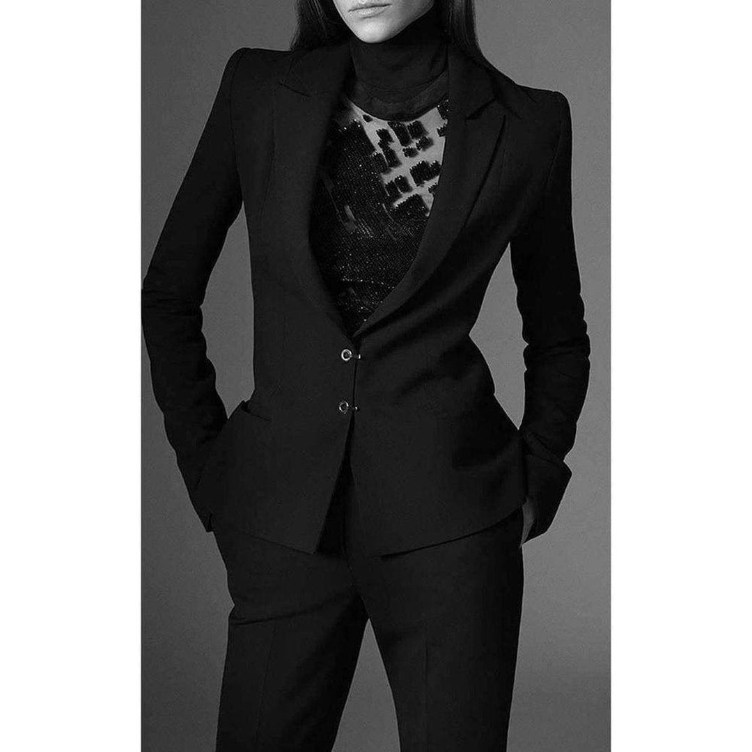 Mugler Double Wool Signature Closure Black Blazer