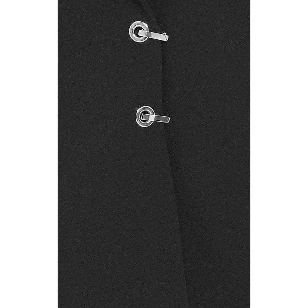 Mugler Double Wool Signature Closure Black Blazer