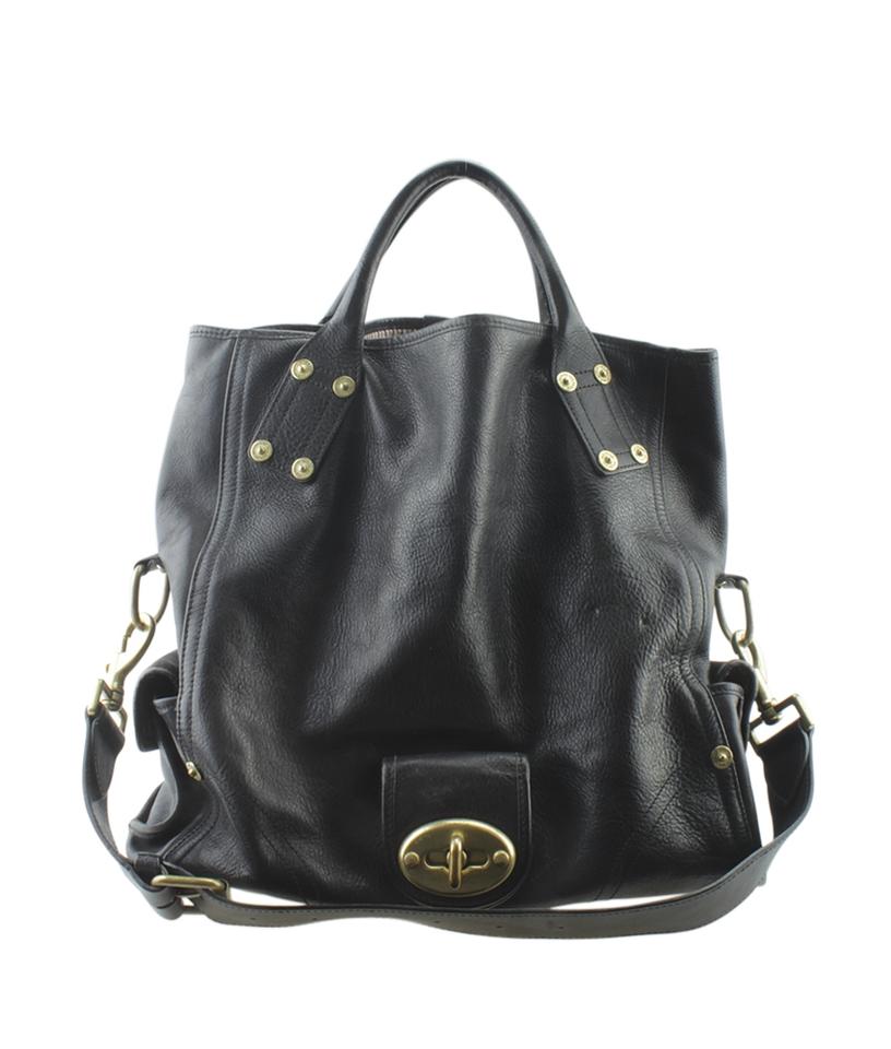 Mulberry 2-way Black Leather Tote