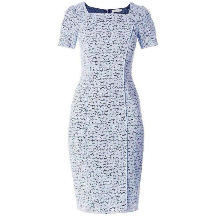 Nina Ricci-Cocktail Lace Elbow Sleeve Fitted Dress - Runway Catalog