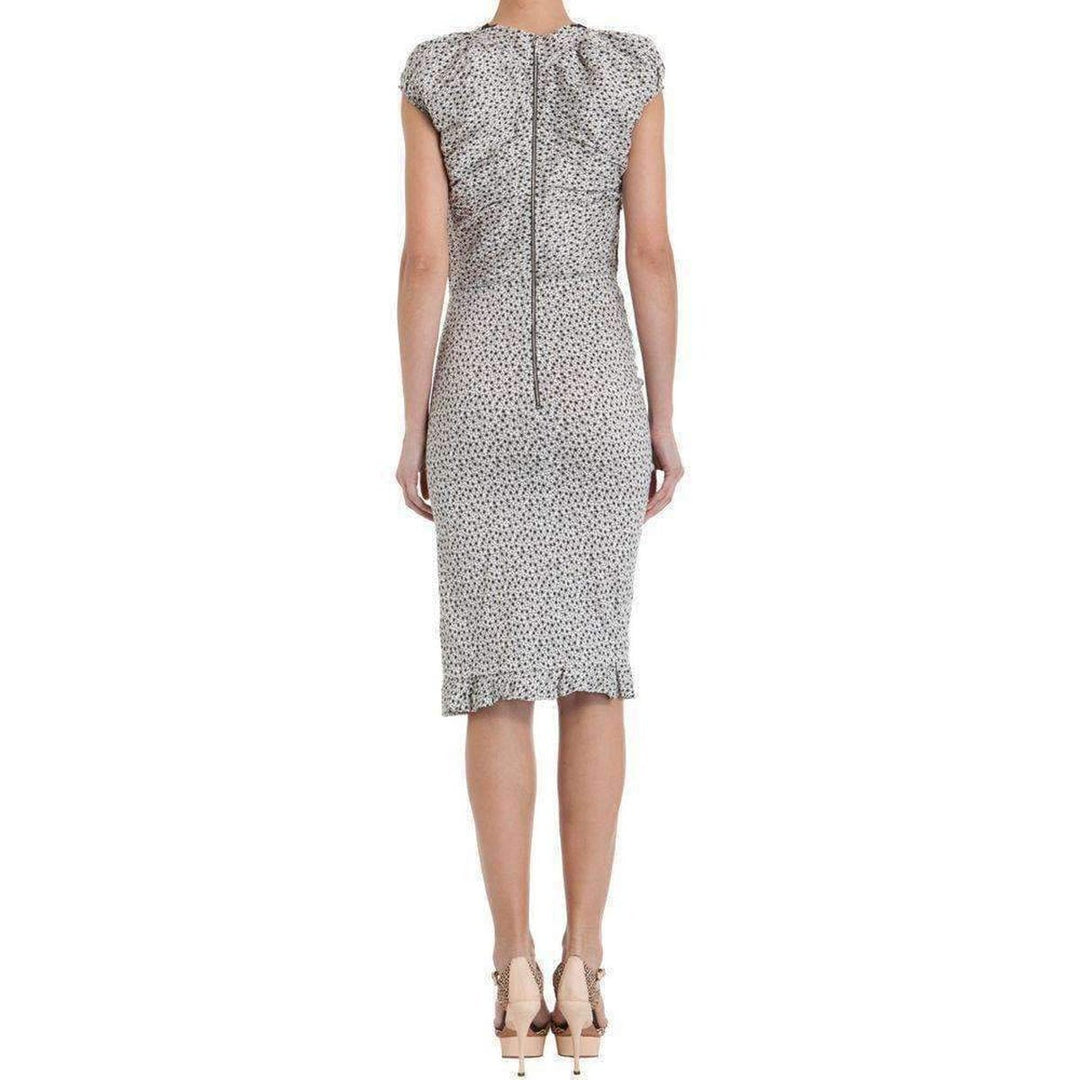 Linen Cap Sleeve Scoop Neckline Sheath Dress