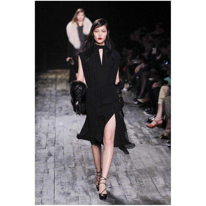Silk Voile Sleeveless Cocktail Dress