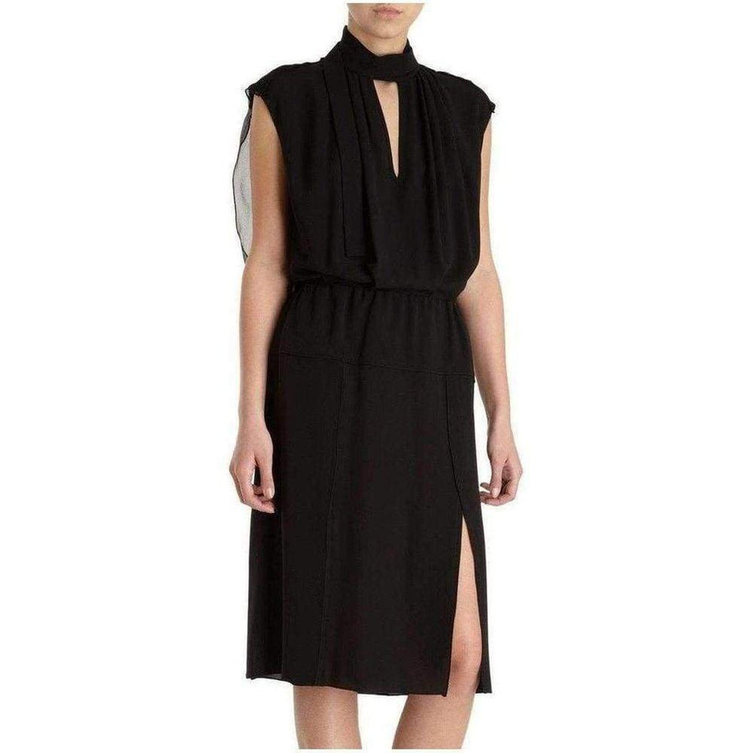Silk Voile Sleeveless Cocktail Dress
